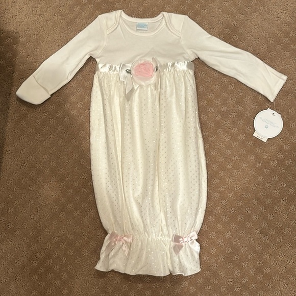 Edgehill Collection Baby Ivory Dress Size 0-6 Months - NWT - Picture 1 of 6